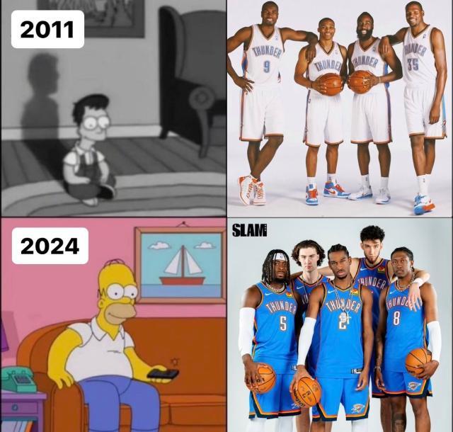 足球直播-超越旧版三少！雷霆成NBA历史最年轻季后赛赢家